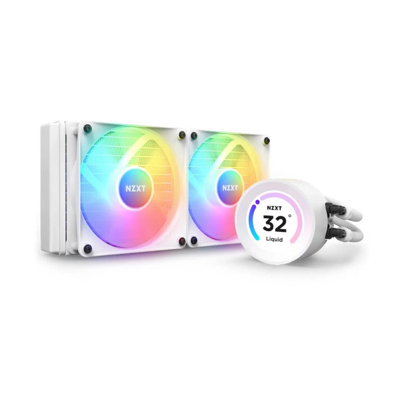 NXZT Kraken Elite 240mm RGB AIO Liquid Cooler - White - مبرد